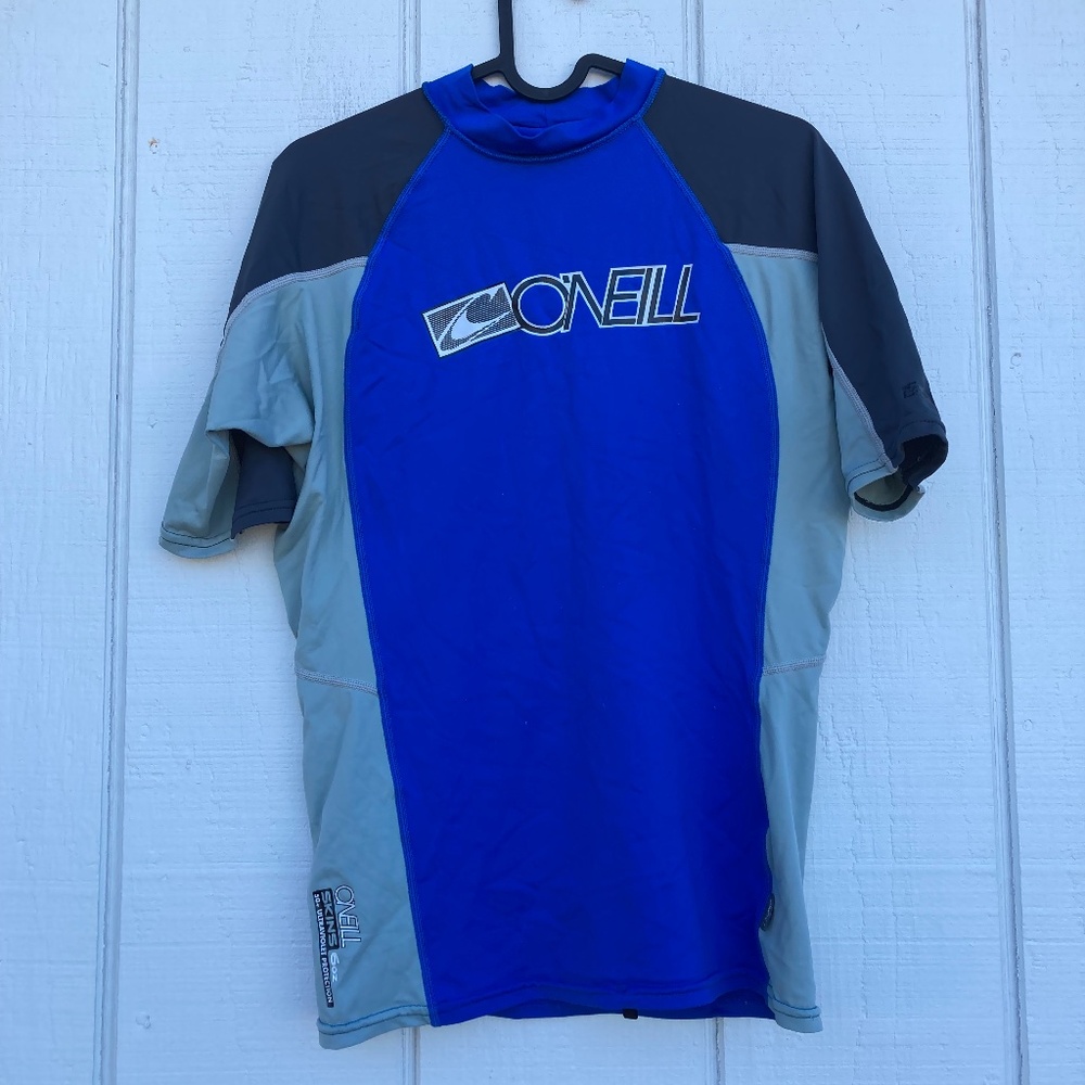 O’NEILL Boys Rash guard Blue Grey size Boys XL